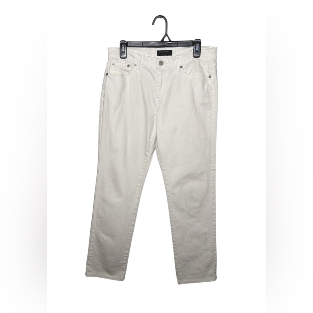 Banana Republic White Girlfriend Jeans Size 28 (6)